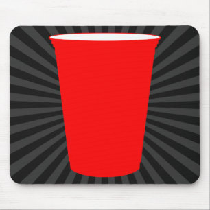 party cup mouse pad