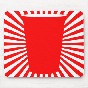 party cup mouse pad