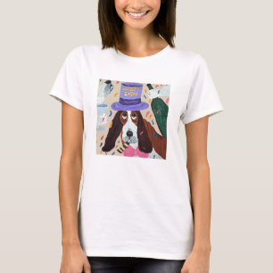 Party Dog Basset Hound T-Shirt