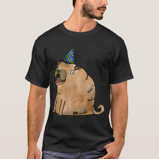 Party Dog with a Party Hat T-Shirt