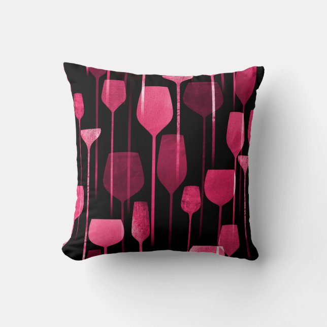 Party drinks seamless pattern cushion (Front)