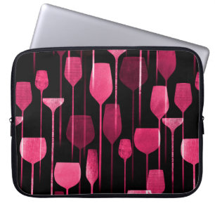 Party drinks seamless pattern laptop sleeve