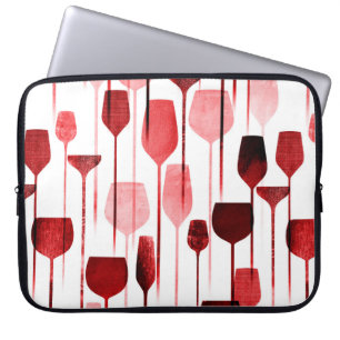 Party drinks seamless pattern laptop sleeve