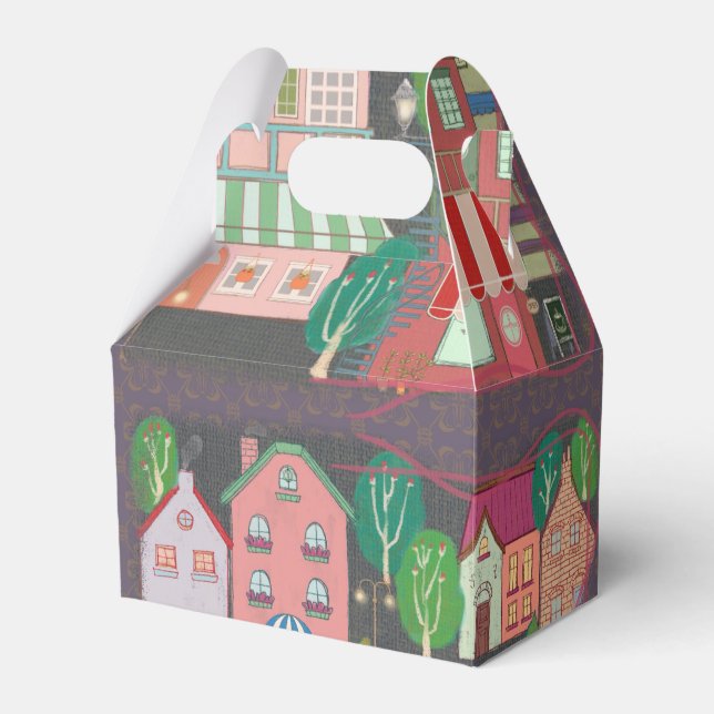 Party Favor Box | Craft Party Supply & Gift Packag (Front Side)