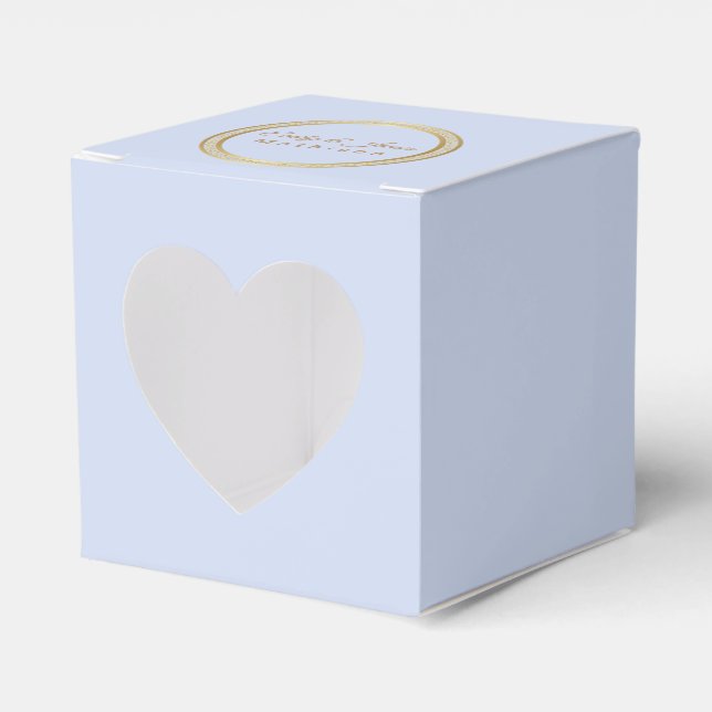 Party Favour Box-Gold Eternal Circle Favour Box (Front Side)