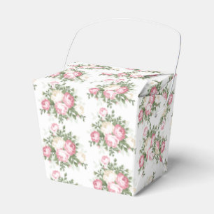 Party Favour Box-Vintage Roses Favour Box