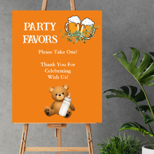 Party Favour Take One a baby is brewing theme Poster