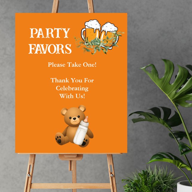 Party Favour Take One a baby is brewing theme Poster (Creator Uploaded)