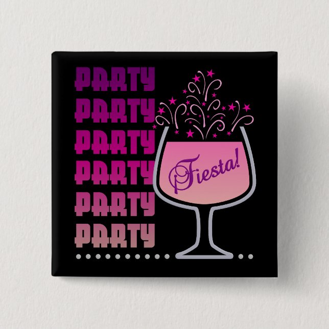 Party - Fiesta button (Front)