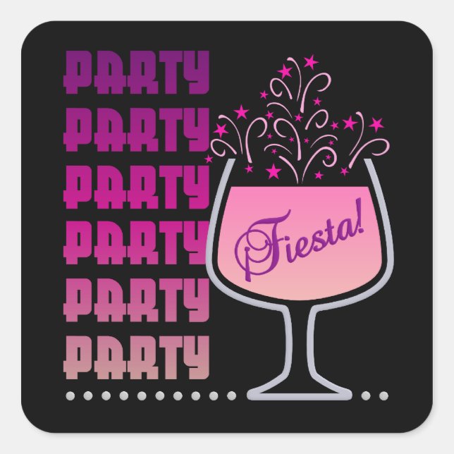 Party - Fiesta stickers (Front)