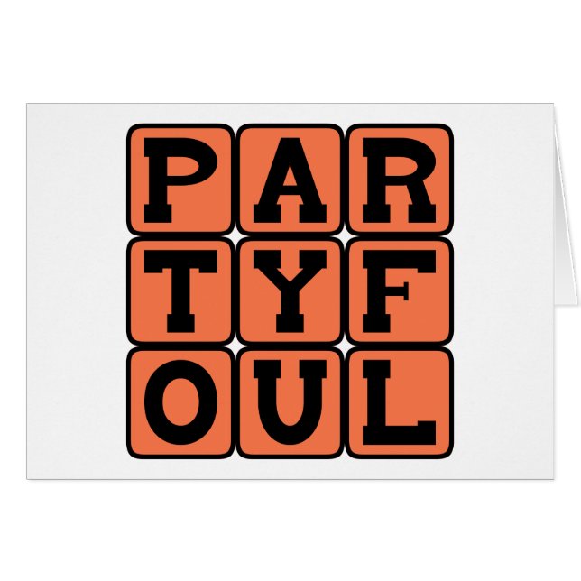 Party Foul, Social Misstep (Front Horizontal)