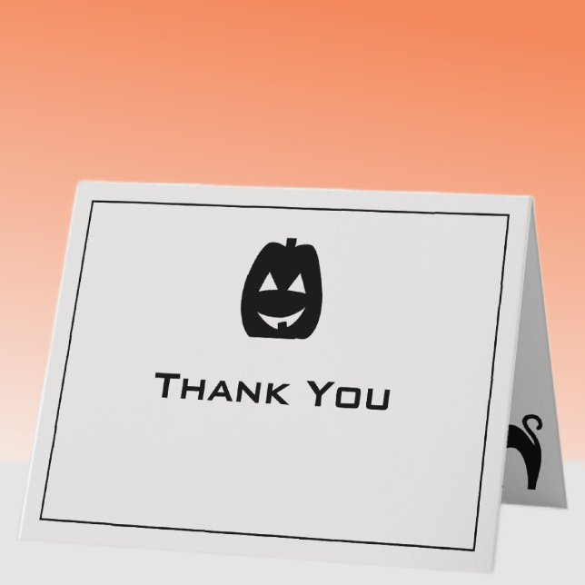 Party Friend or Date Halloween Thank You Card (Creator Uploaded)