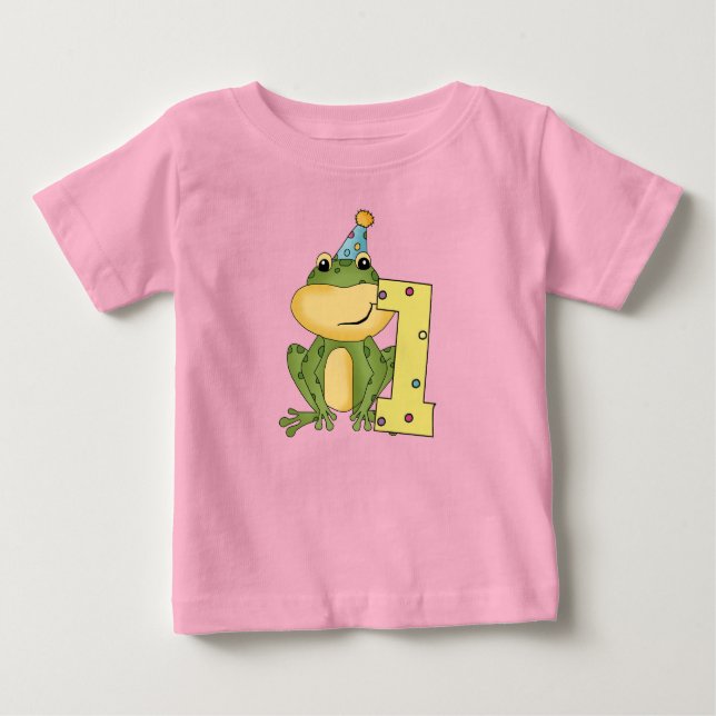 Party Frog 1st Birthday T-shirts and Gifts (Front)