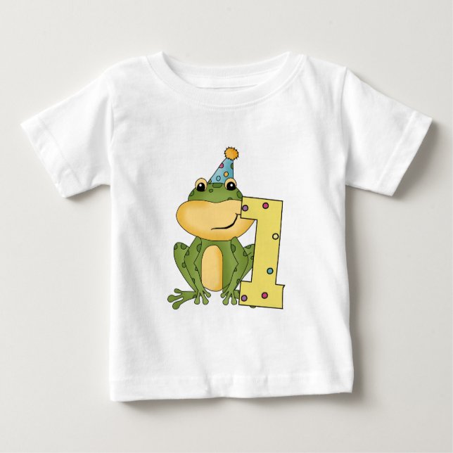 Party Frog 1st Birthday T-shirts and Gifts (Front)