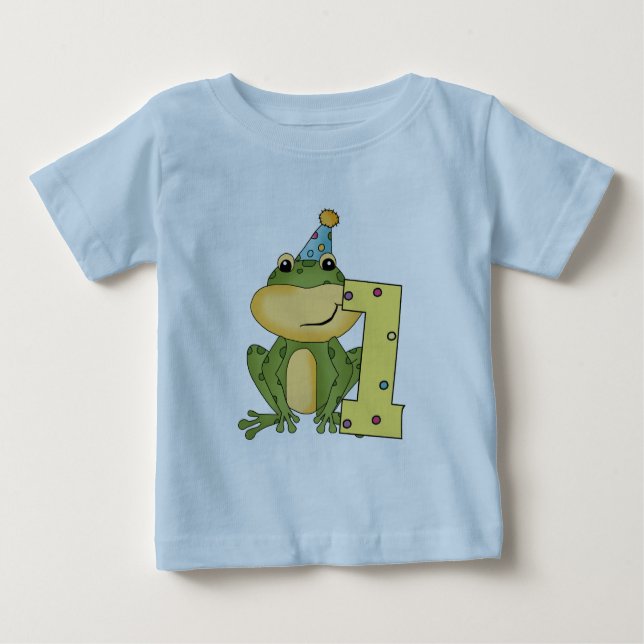 Party Frog 1st Birthday T-shirts and Gifts (Front)