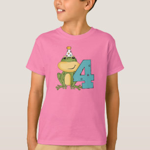 Party Frog 4th Birthday T-shirts and Gifts