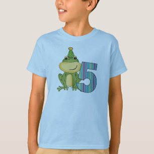 Party Frog 5th Birthday T-shirts and Gifts