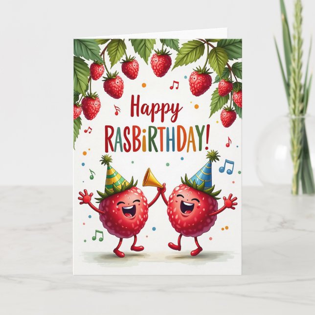 Party Fruit Birthday Card (Front)