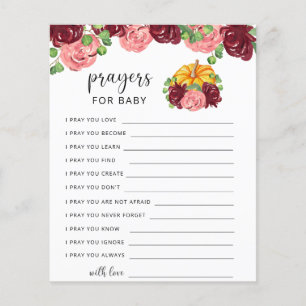 Party game   prayers for baby