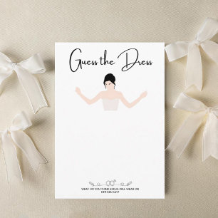 Party games sketch the dress card