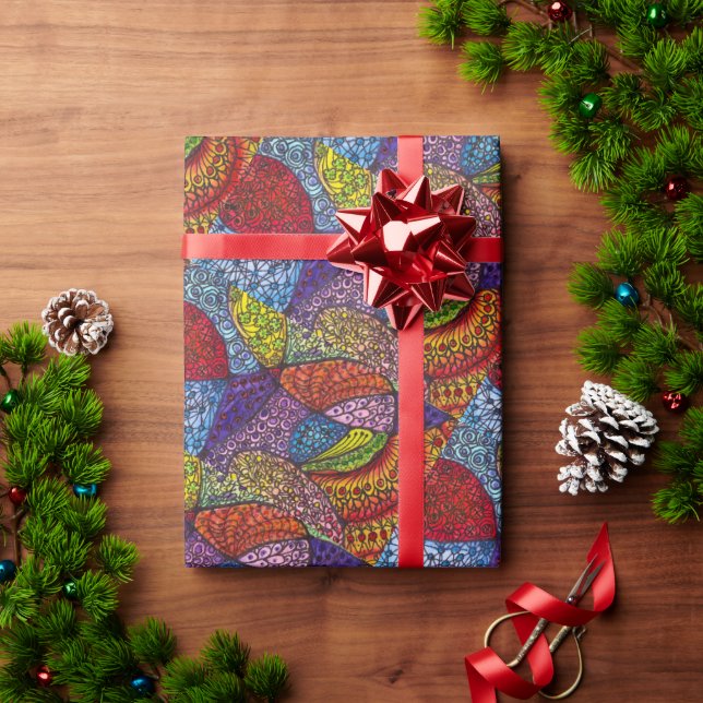 Party Gift Wrap Roll - Groovy  (Holiday Gift)