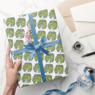Party Gift Wrap Roll - Leaf Sheep Sea Slug