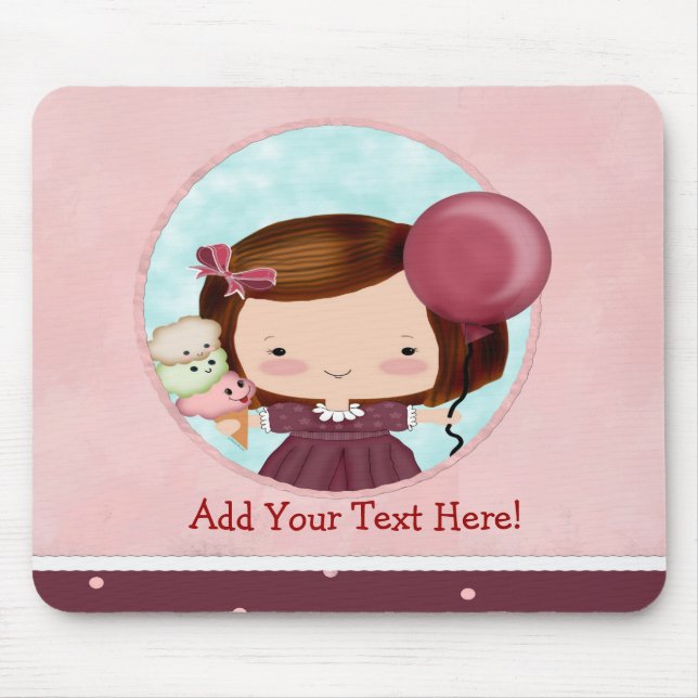 Party Girl  Mousepad (Front)