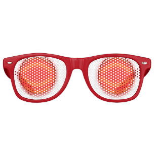 Party Glasses - Red Orbs