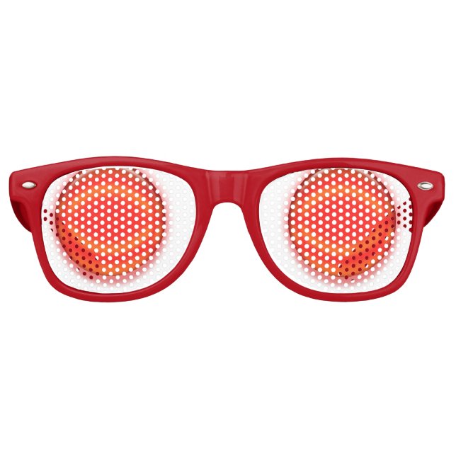 Party Glasses - Red Orbs (Front)