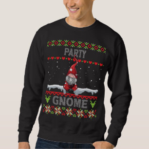 Party Gnome Matching family Christmas ugly PJs Fun Sweatshirt