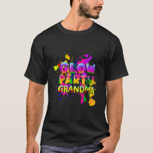 Party Grandma Paint Splatter Effect 80s Costume T-Shirt
