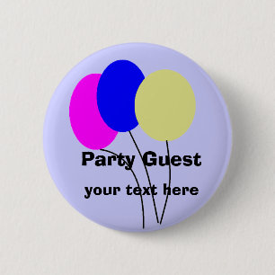 Party Guest, button