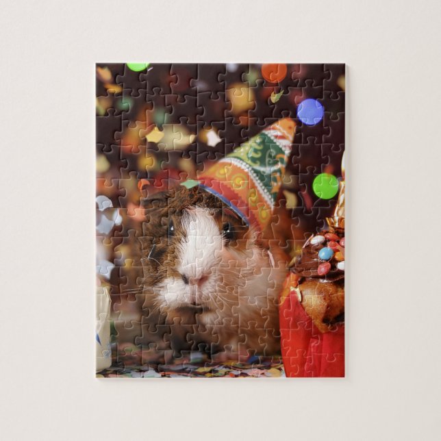 Party Guinea Pig Jigsaw Puzzle (Vertical)