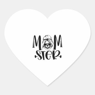 Party Halloween Momster Halloween Heart Sticker