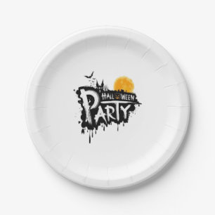 Party halloween  paper plate
