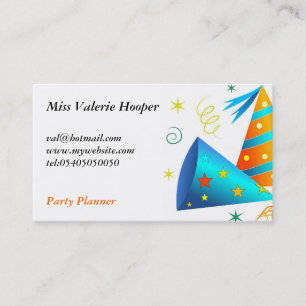 Party Hats Business Card