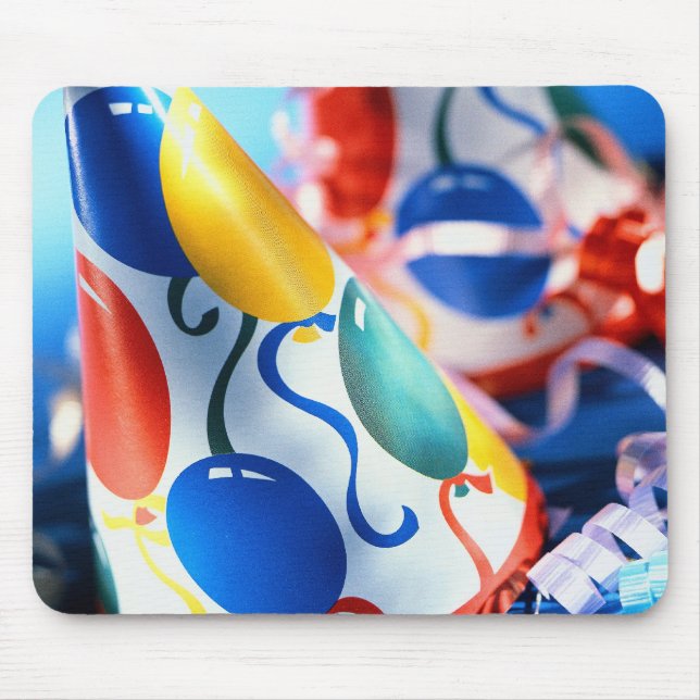 Party Hats Mouse Pad (Front)