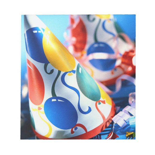 Party Hats Notepad (Front)