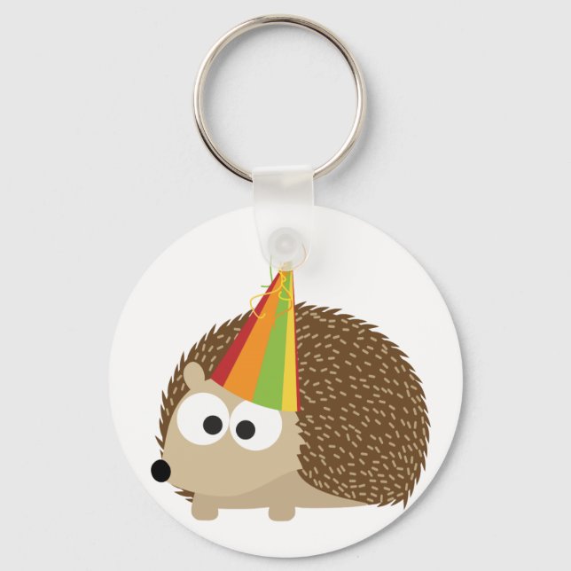 Party hedgehog key ring (Front)
