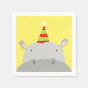Party Hippo Napkin