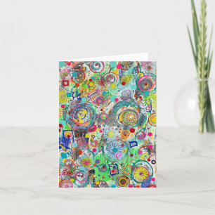 Party in a Box Blank Note Card