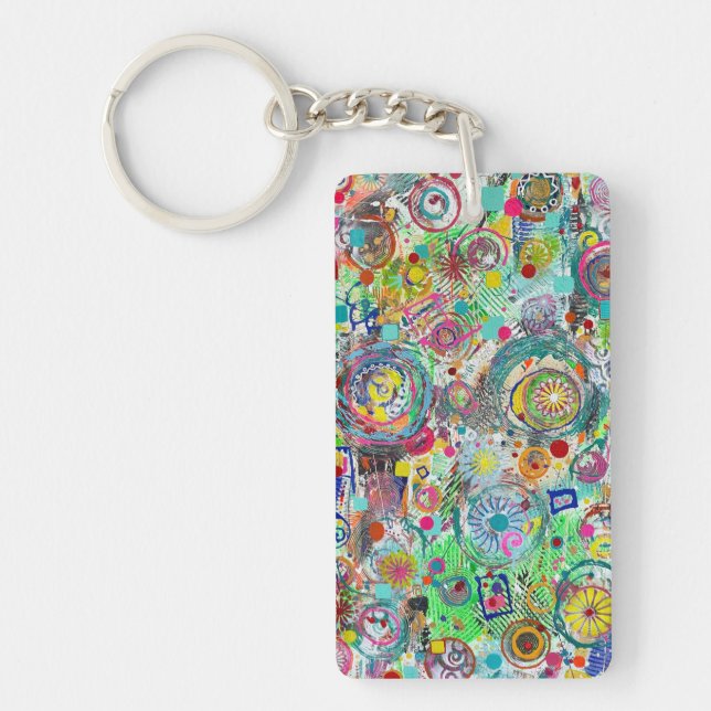 Party in a Box Keychain (Front)