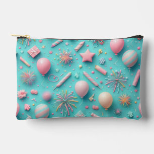 Party in Blue Accessory Pouch