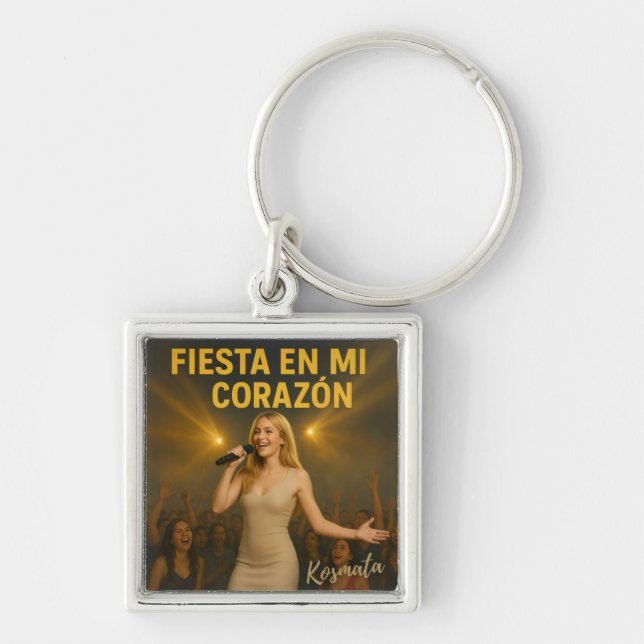 Party in my heart - keychain (Front)