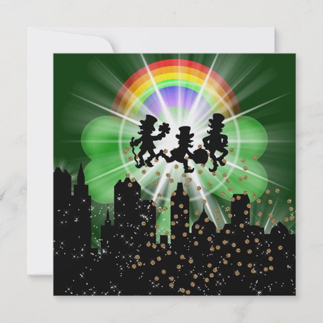 Party in Style Bright Lights 3 - SRF Invitation (Front)