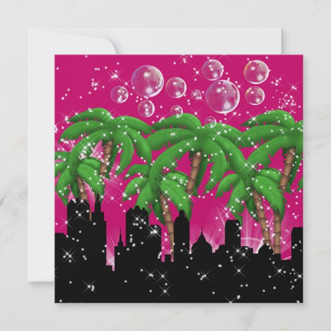 Party in Style Bright Lights - SRF Invitation (Front)