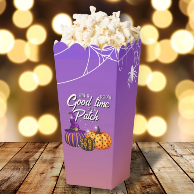 Party in the Patch Halloween Popcorn Box (Creator Uploaded)