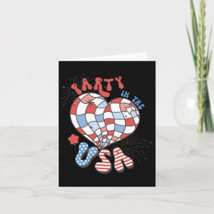 Party In The Usa 4th Of July America Independence  Card