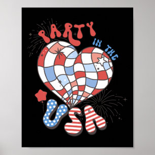 Party In The Usa 4th Of July America Independence  Poster