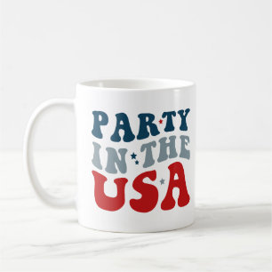 Party in the USA,  4th Of July Coffee Mug